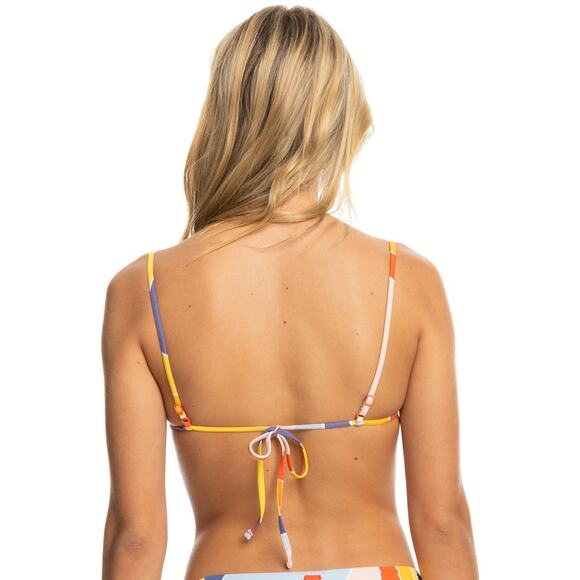 Roxy Palm Cruz Bralette Bikini Top in Orange, size M, NWT - Picture 3 of 8